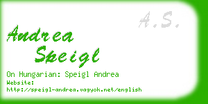 andrea speigl business card